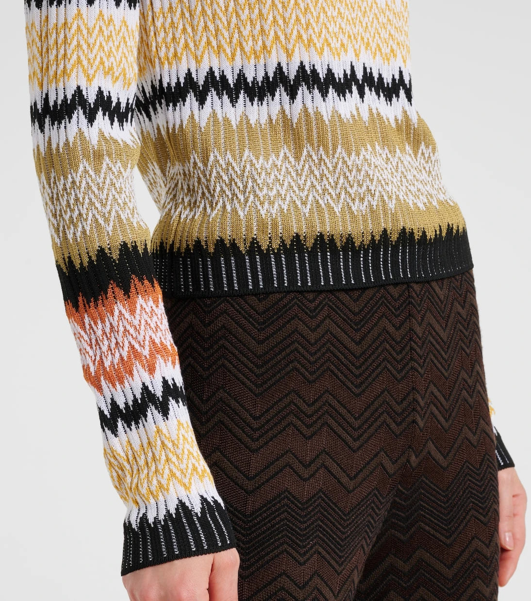 Missoni - Zigzag polo sweater