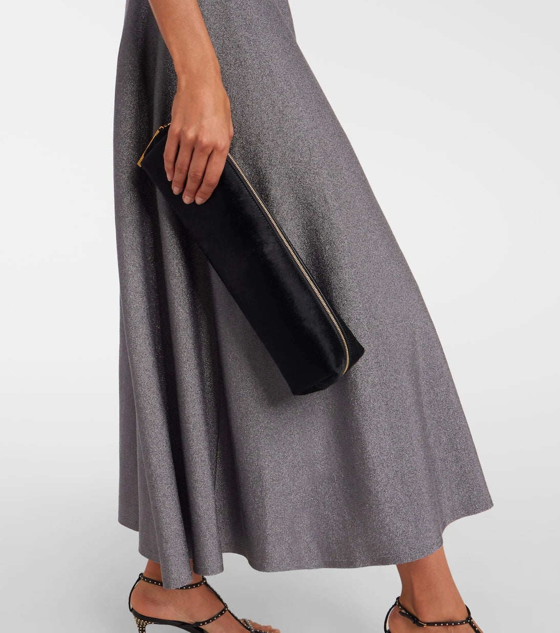 Khaite - Kye calf hair clutch