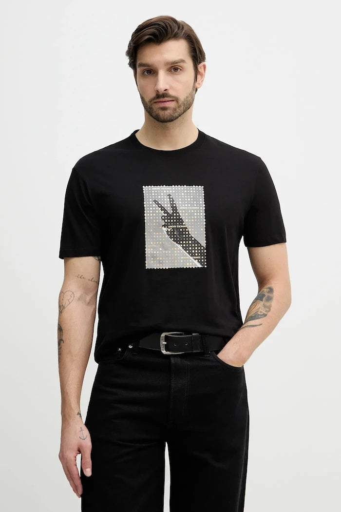 Памучна тениска Armani Exchange