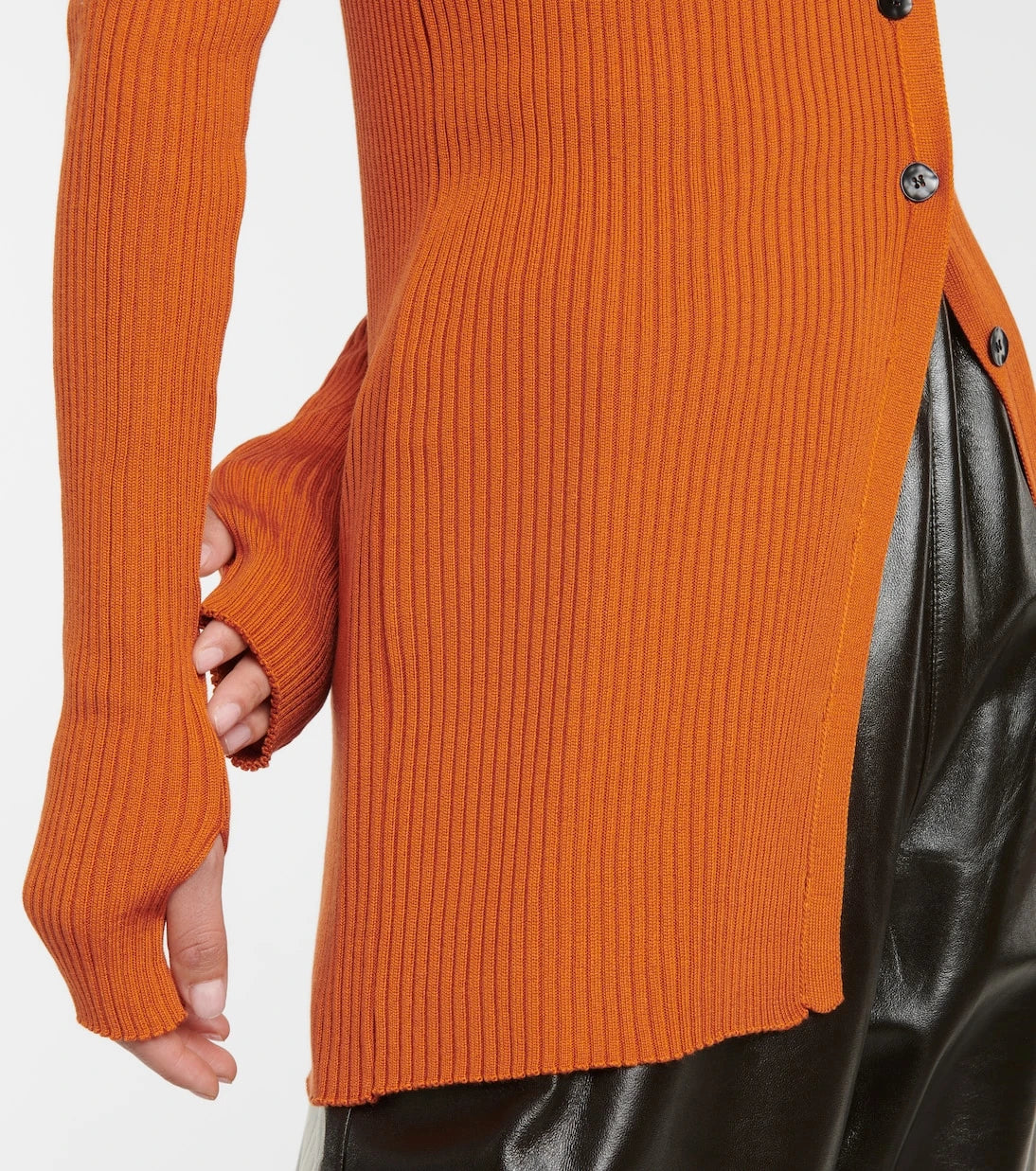 Petar Petrov - Eliza ribbed-knit silk cardigan