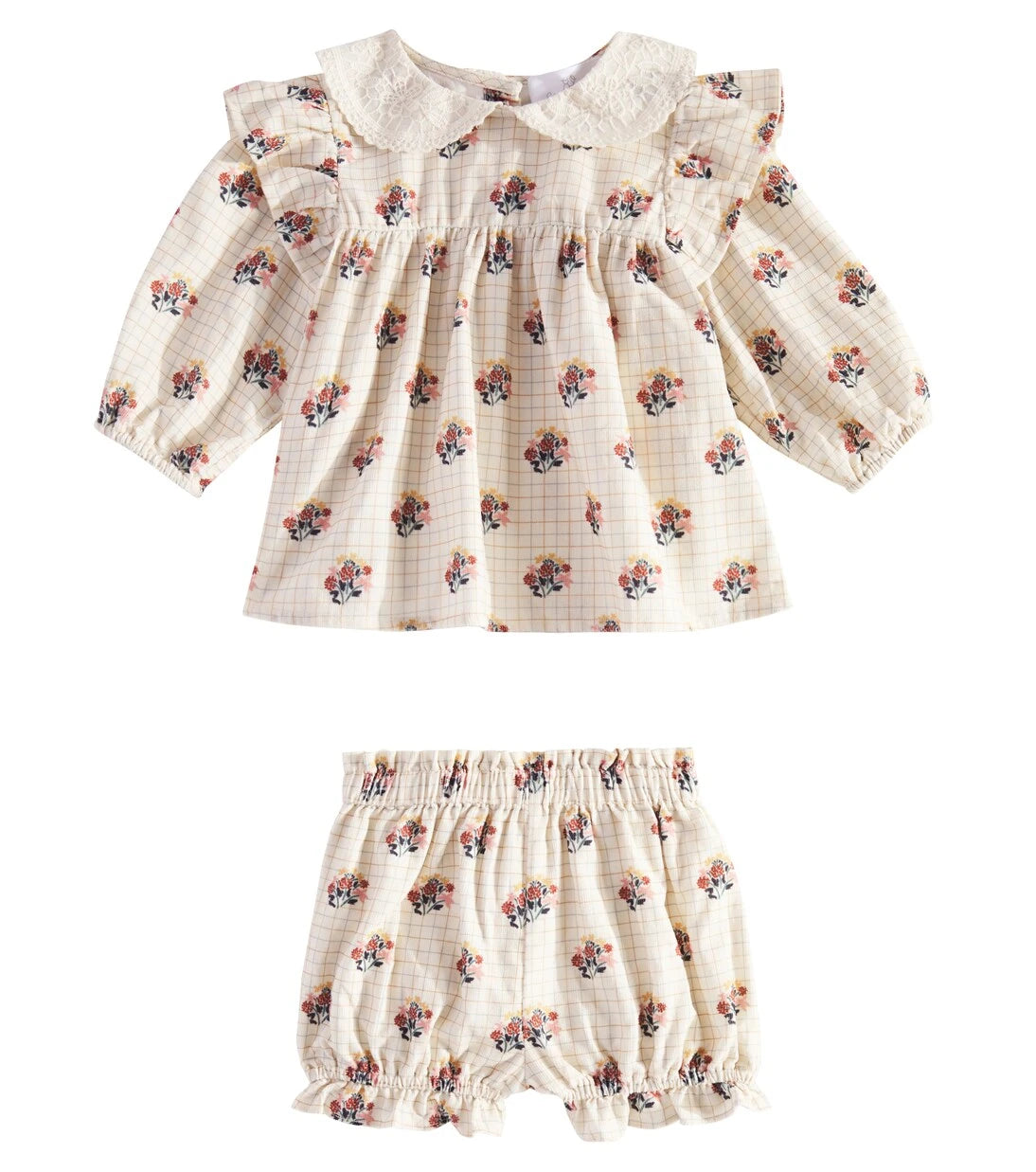 C'era Una Volta - Baby Franca blouse and bloomers set