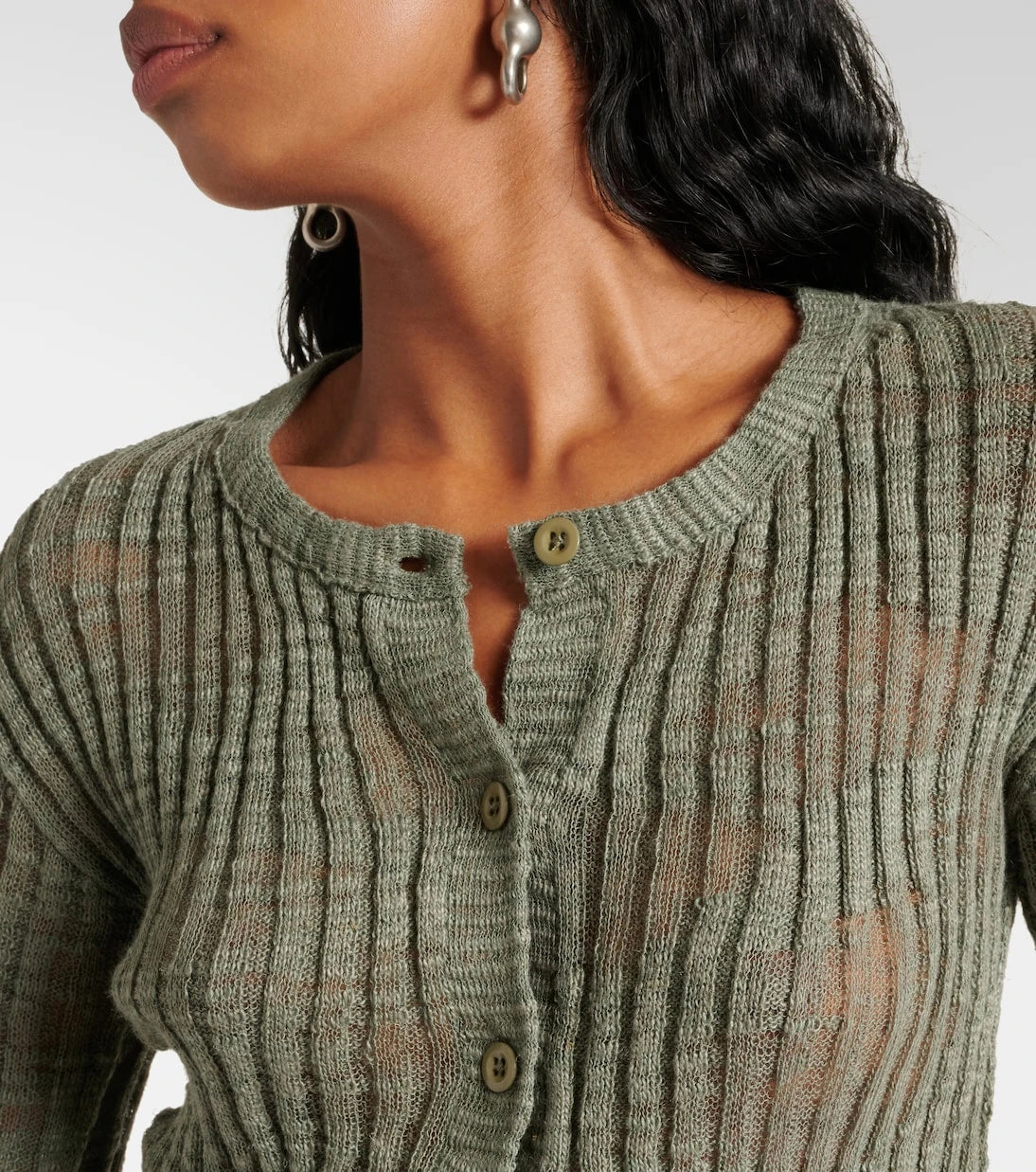 Acne Studios - Linen-blend cardigan