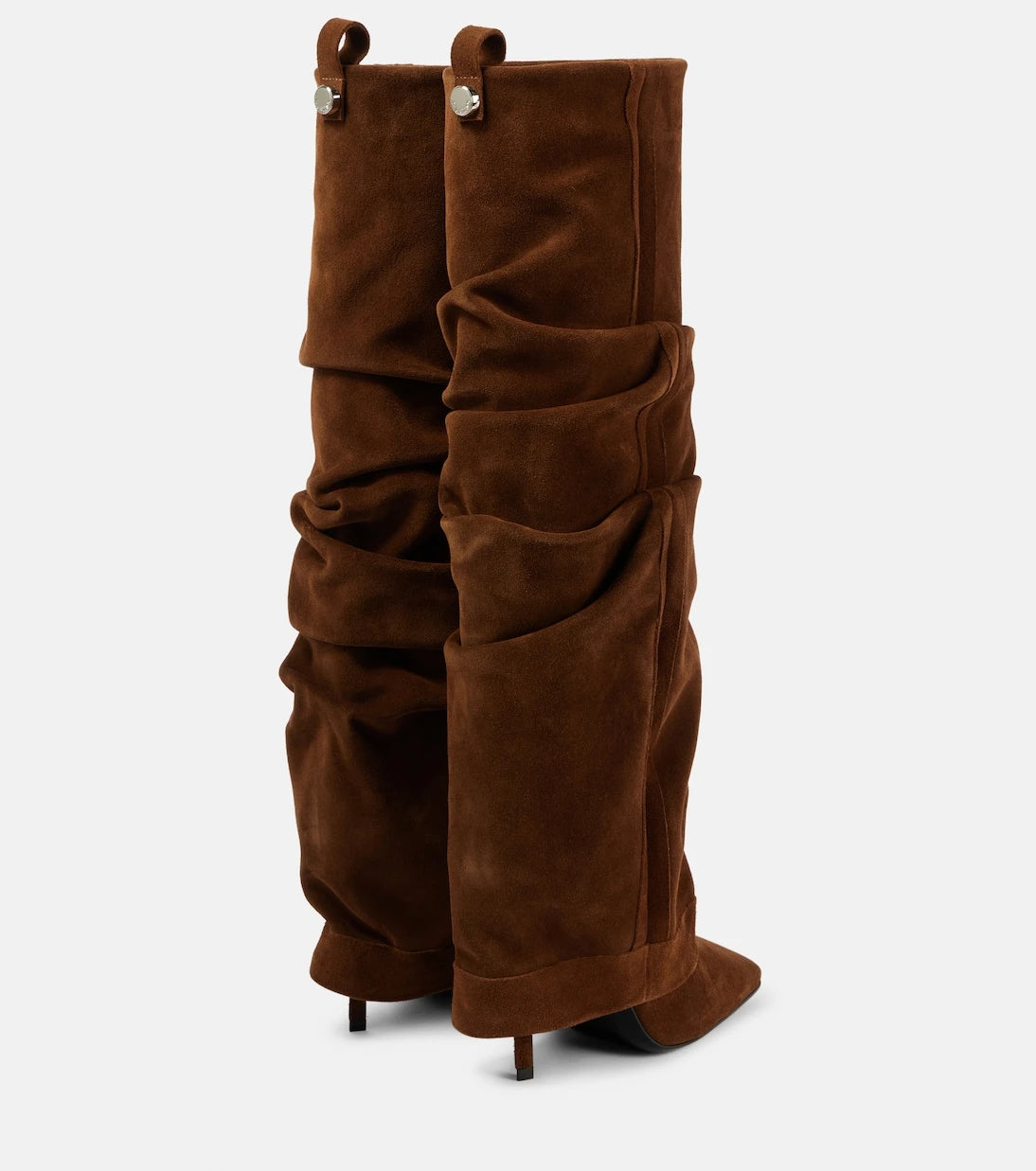 The Attico - Rea suede knee-high boots