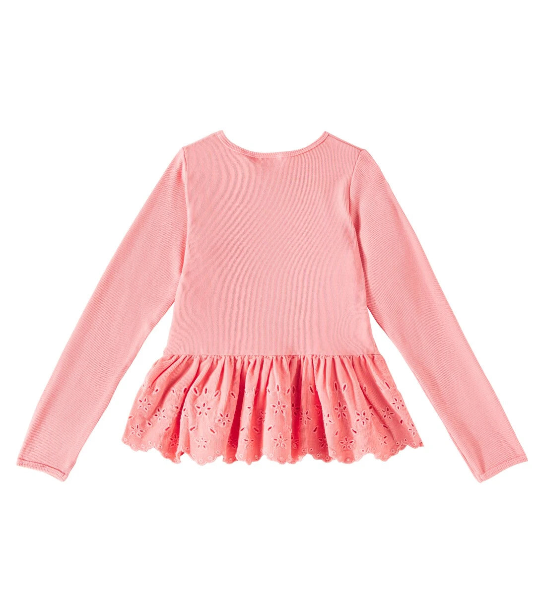 Molo - Riana peplum cotton-blend top