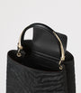 Black Calfskin Panthère de Cartier Top-Handle Bag