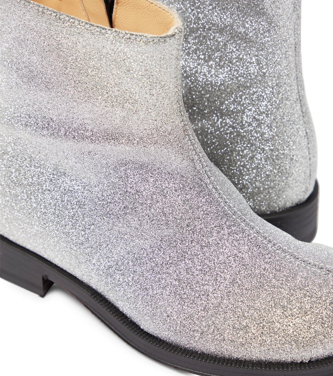 Christian Louboutin Kids - Bootynou glitter ankle boots