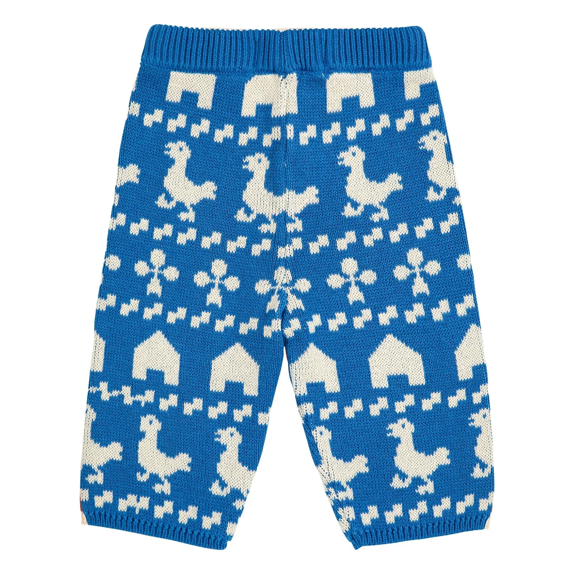 Bobo Choses - Organic Cotton Mesh Farm Trousers | Blue