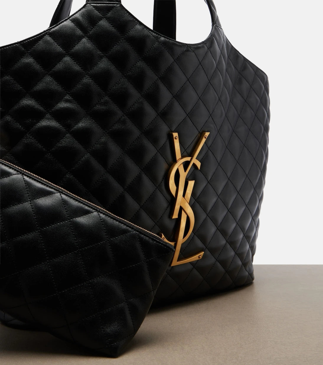 Saint Laurent - Icare Maxi quilted leather shopper