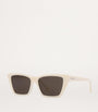 White Acetate SL 276 Mica Sunglasses