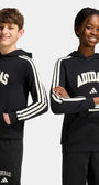 adidas суичър с качулка за деца с памук