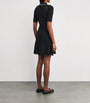 L'Agence Black Knitted Dakoa Mini Dress