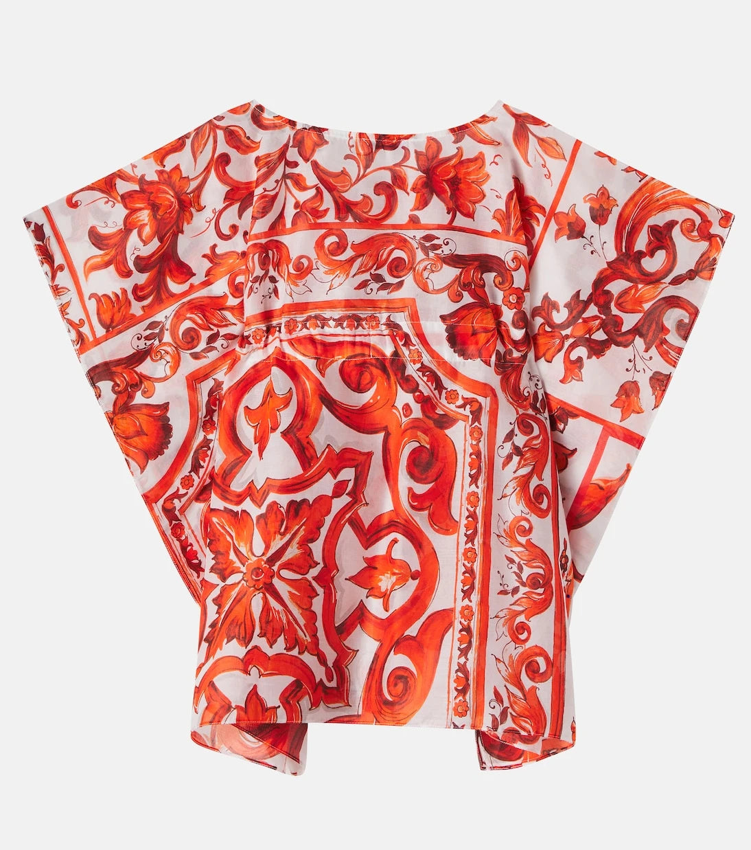 Dolce&Gabbana Kids - Majolica cotton kaftan