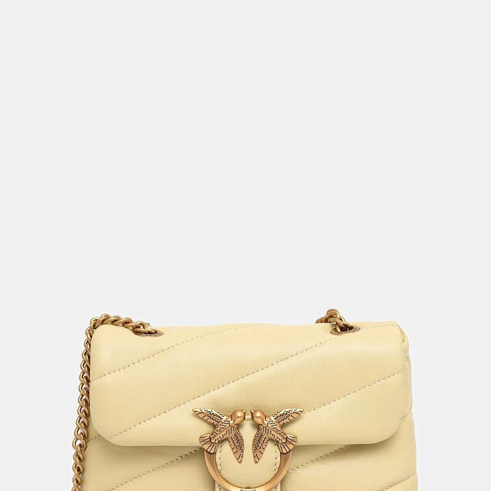 Pinko чанта crossbody дамска от кожа