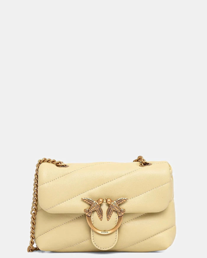 Pinko kadın deri crossbody çanta