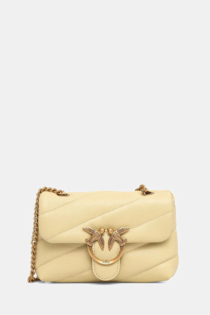 Pinko чанта crossbody дамска от кожа