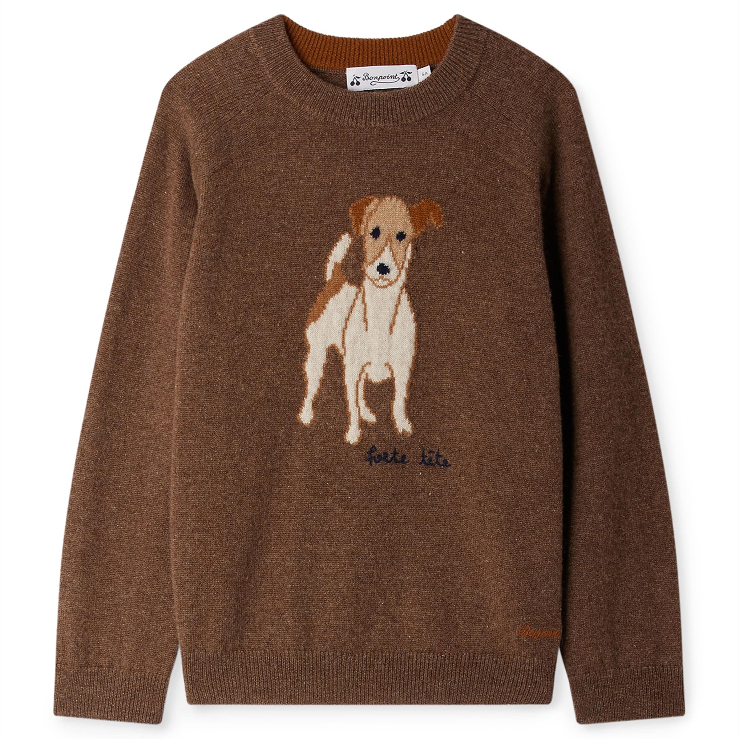 Cashmere Jacquard Sweater (4-8 Years)