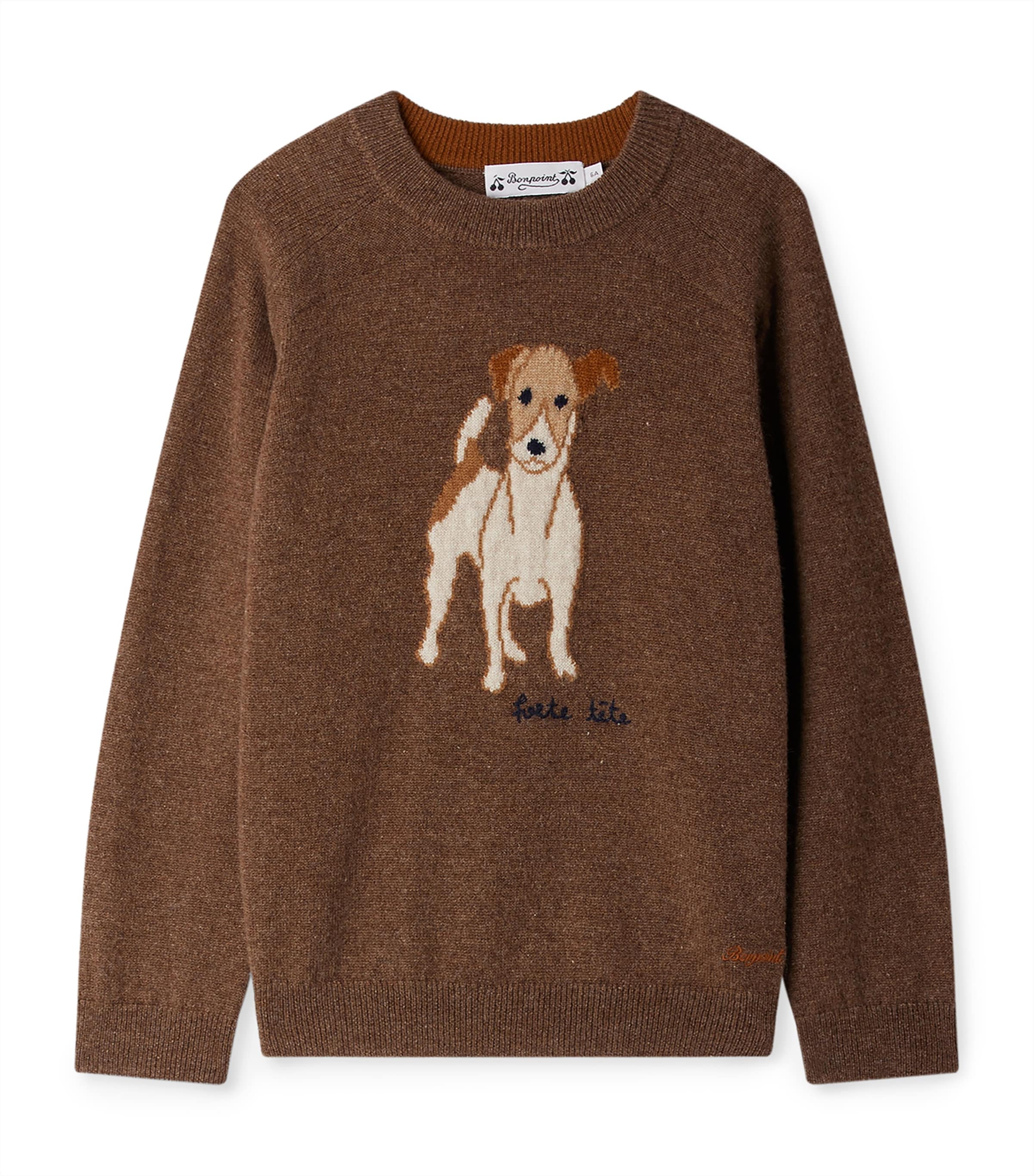 Cashmere Jacquard Sweater (4-8 Years)