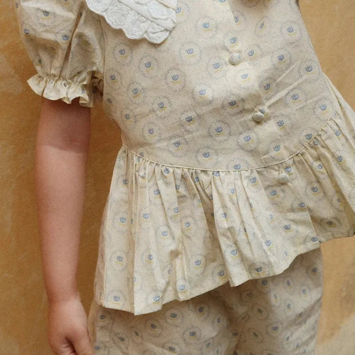 Konges Sløjd COEUR SHORTS GOTS Çocuk Pamuklu Kısa Şort