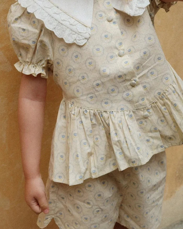 Konges Sløjd COEUR SHORTS GOTS Çocuk Pamuklu Kısa Şort