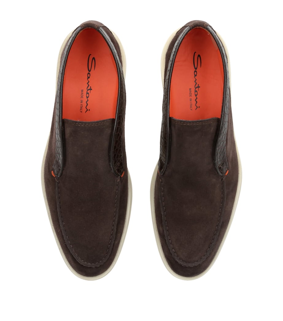 Suede Detroit Slip-On Sneakers