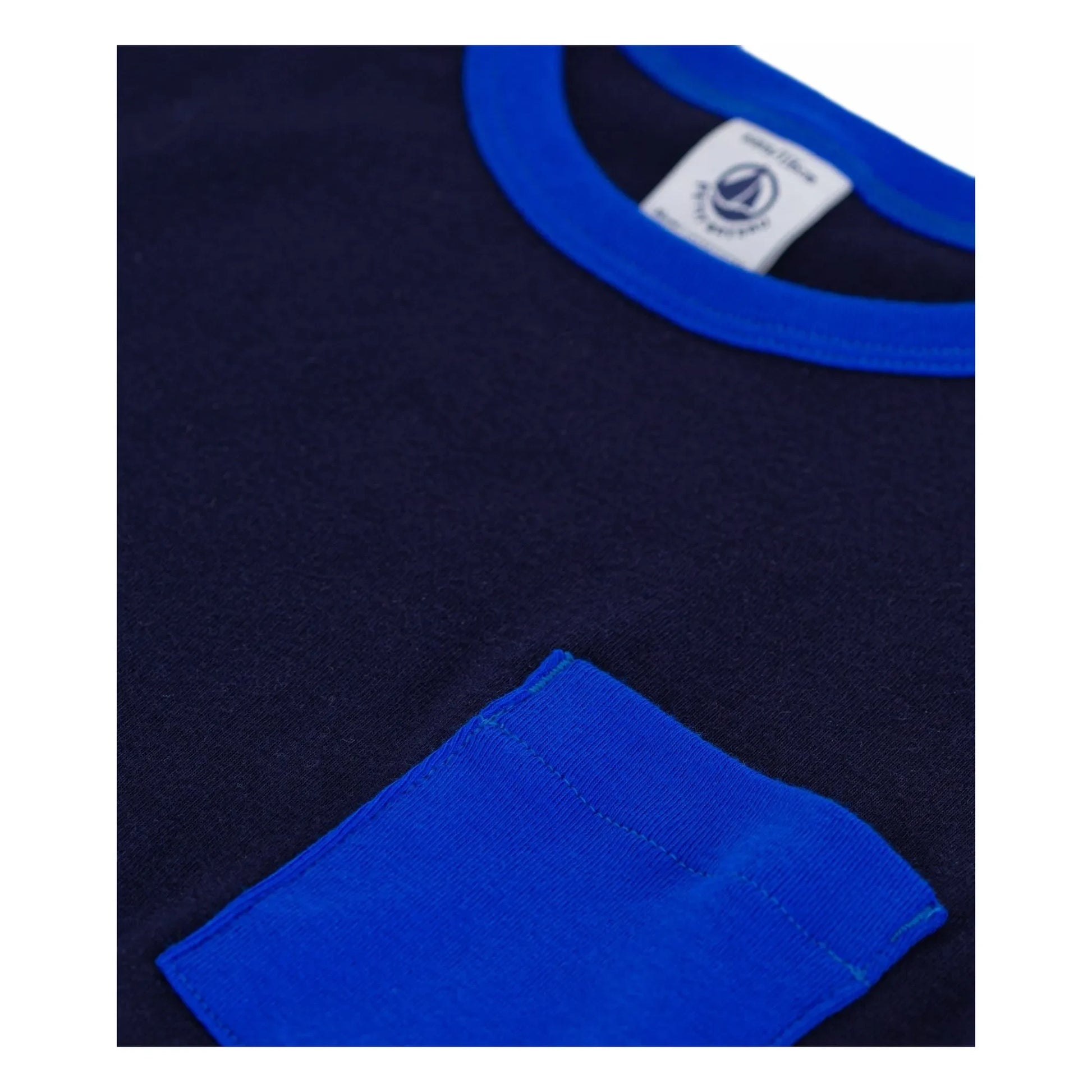 Petit Bateau - Colorblock Ample T-shirt | Navy blue