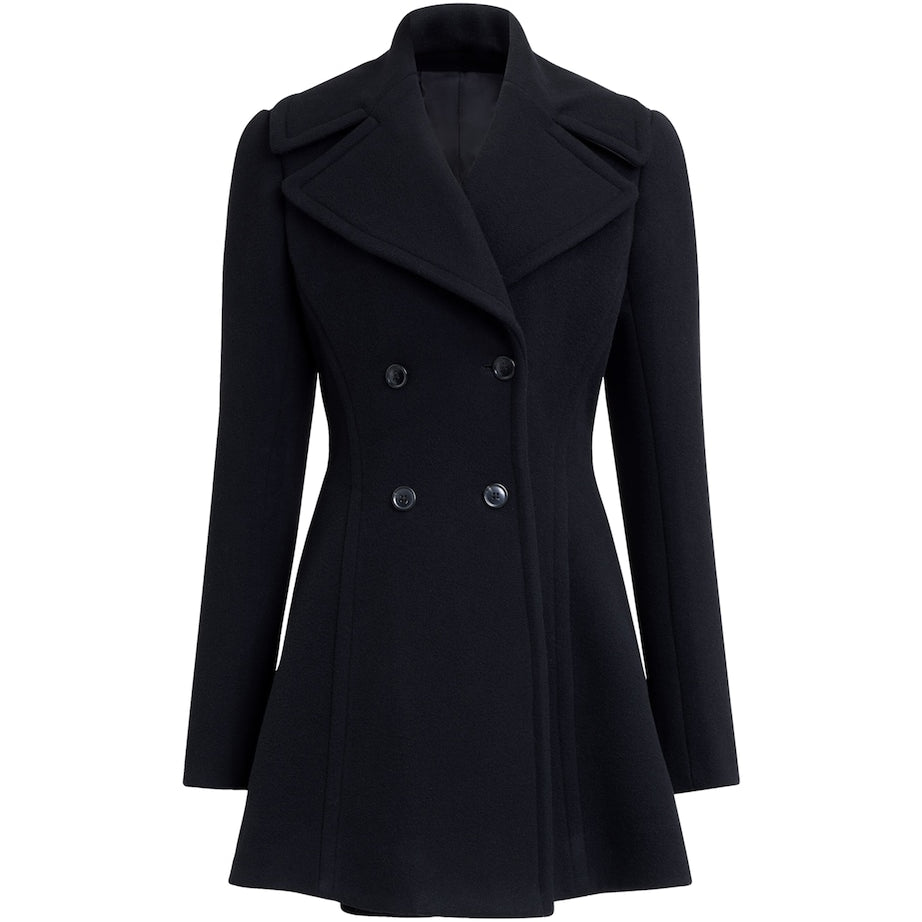 Alaïa Wool Cinched Coat