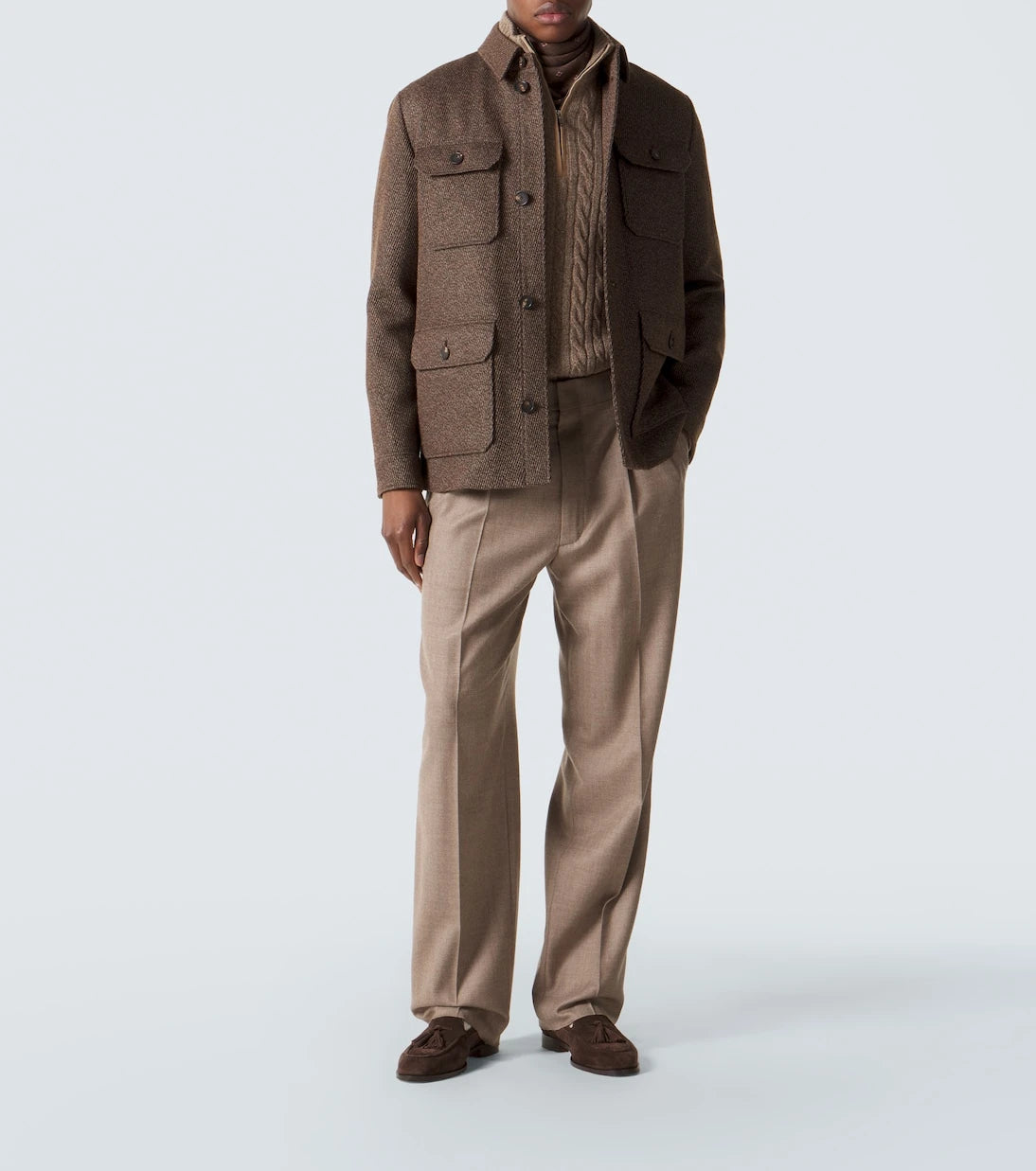 Loro Piana - Buxton virgin wool straight pants