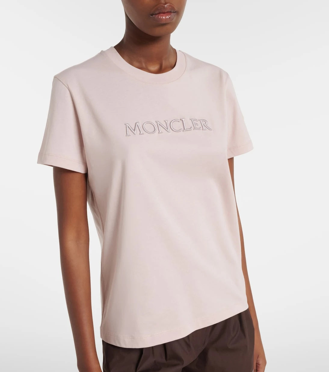 Moncler - Logo cotton jersey T-shirt
