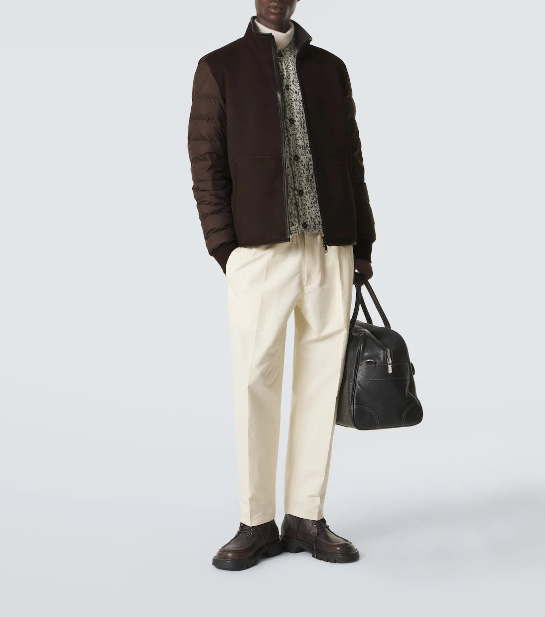 Moncler - Reversible shearling down jacket