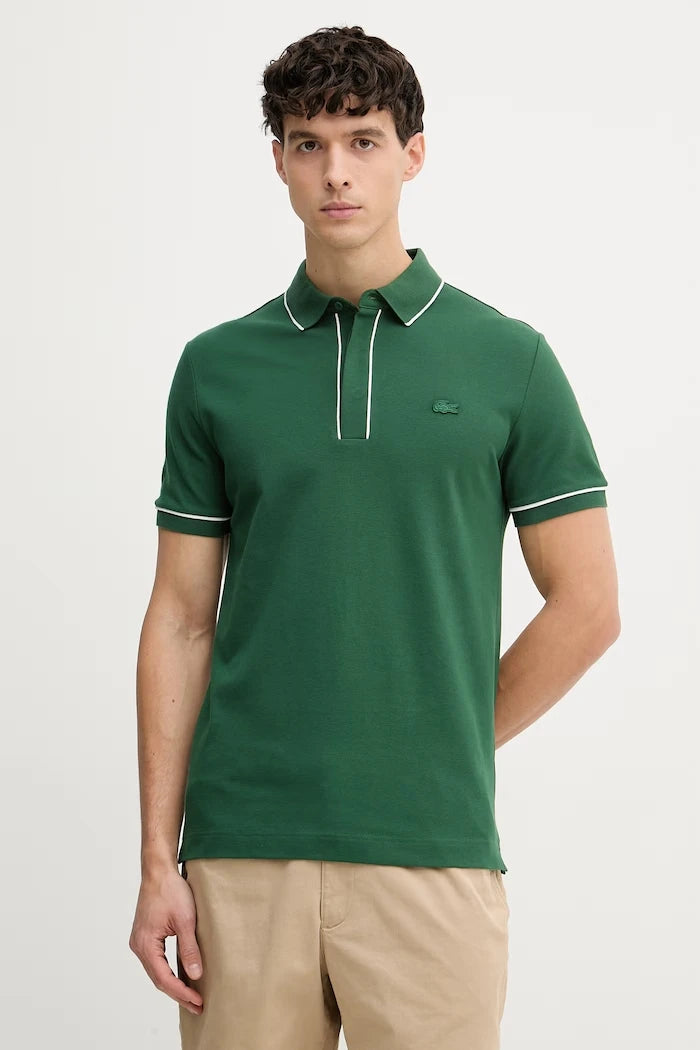 Lacoste erkek pamuk elastan yakalı tişört