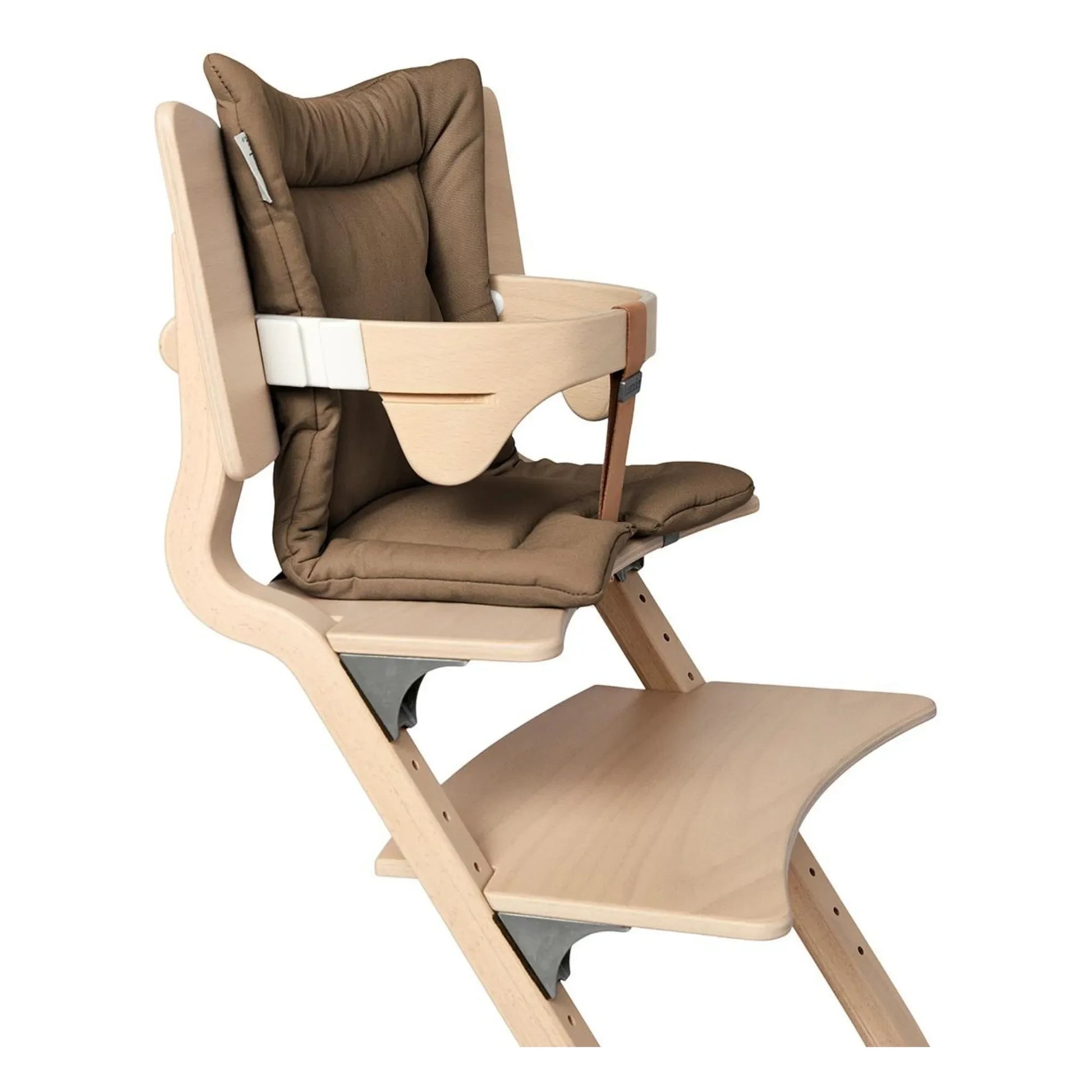 Leander - Highchair cushion in organic cotton | Mocha