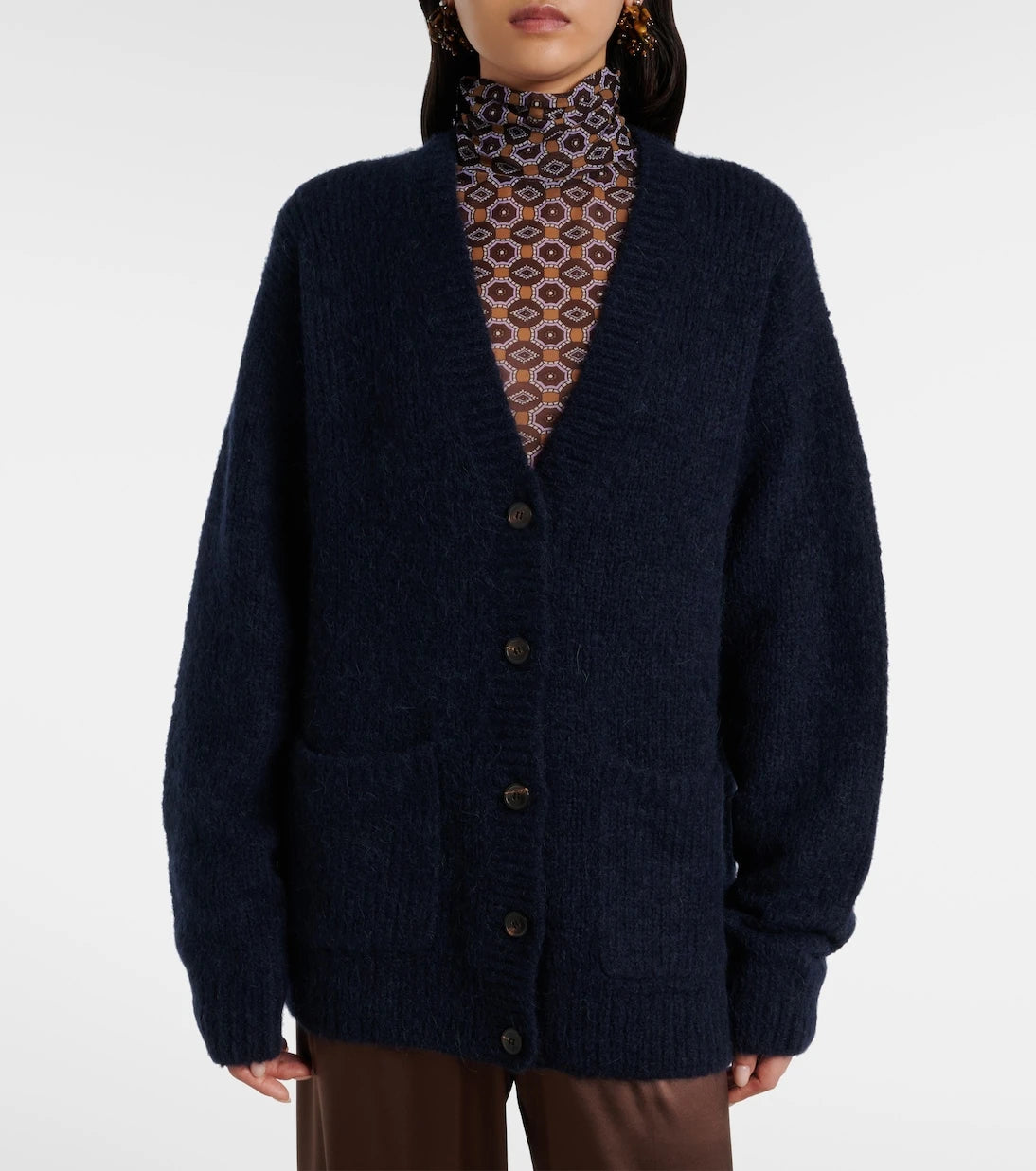 Dries Van Noten - Alpaca and wool-blend cardigan