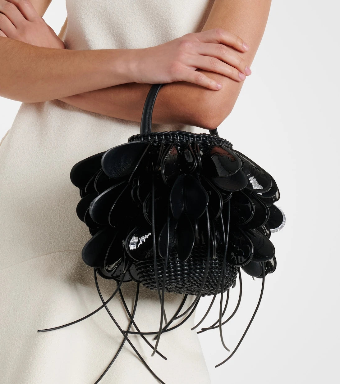 Loewe - Shell Small leather bucket bag