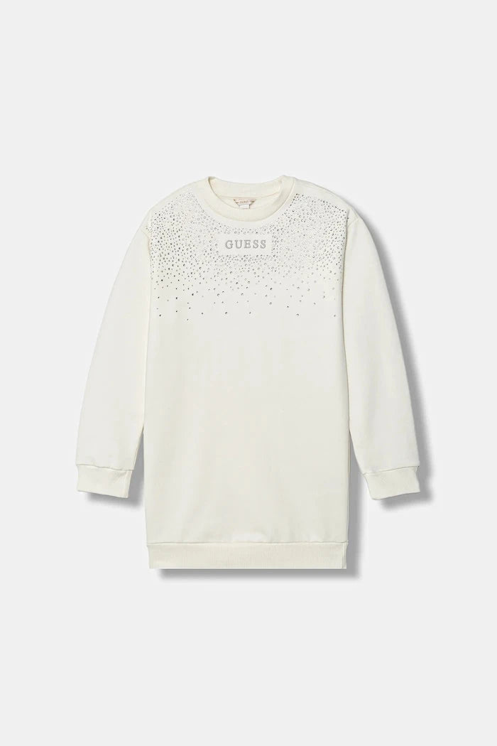 Детска памучна рокля Guess