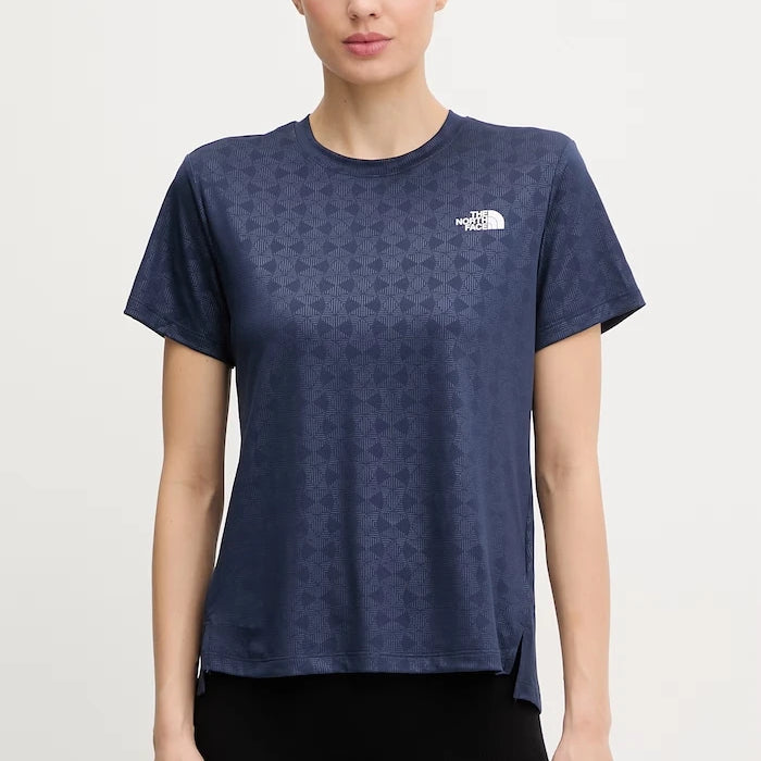 The North Face kadın antrenman tişörtü FLEX EMBOSSED