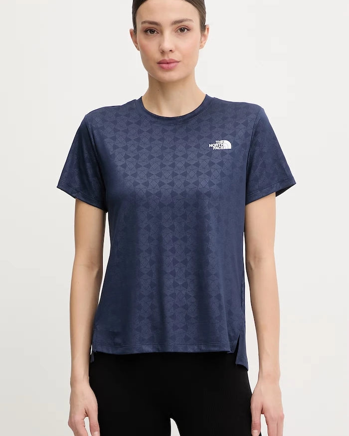 The North Face kadın antrenman tişörtü FLEX EMBOSSED