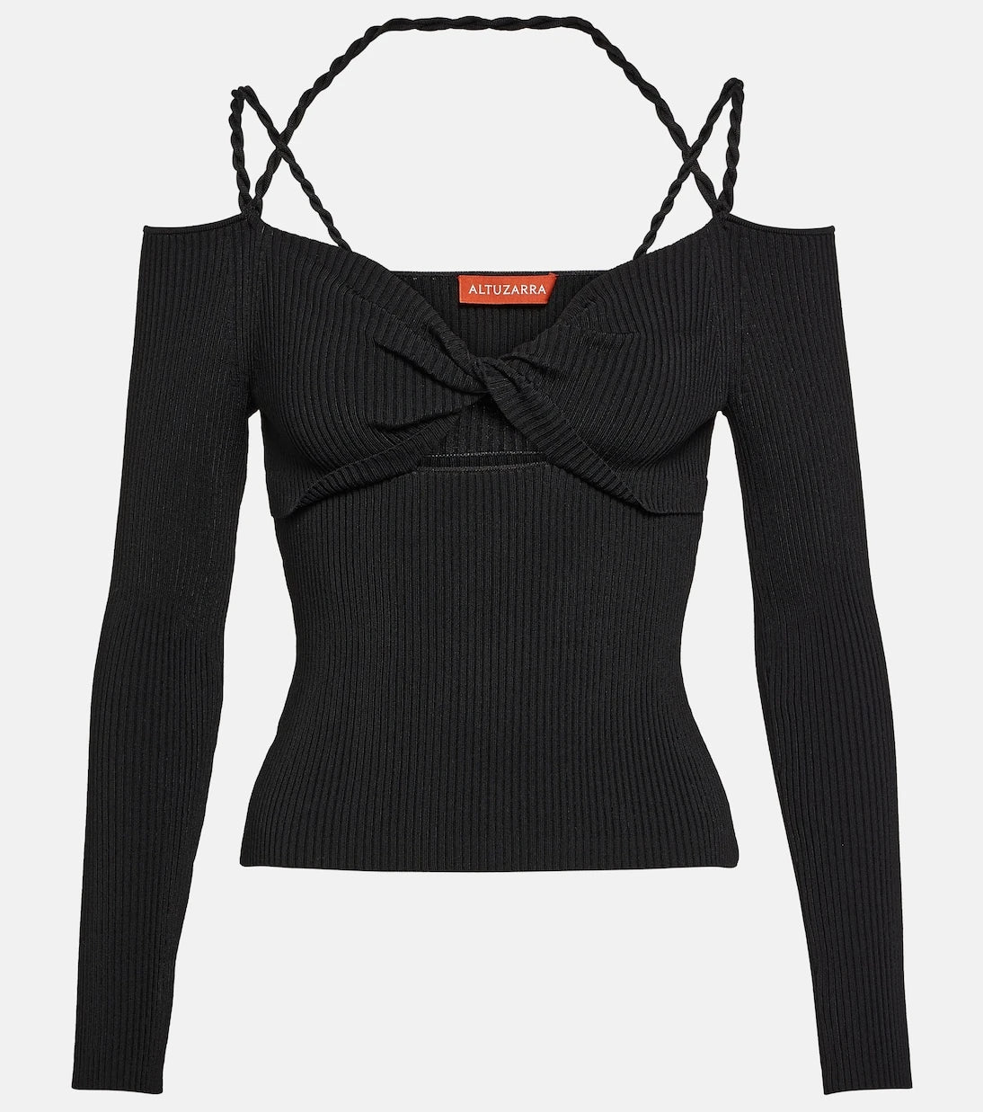 Altuzarra - Ribbed-knit cutout top