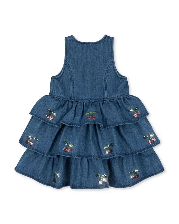 Konges Sløjd ELBA DRESS GOTS Çocuk Denim Elbise