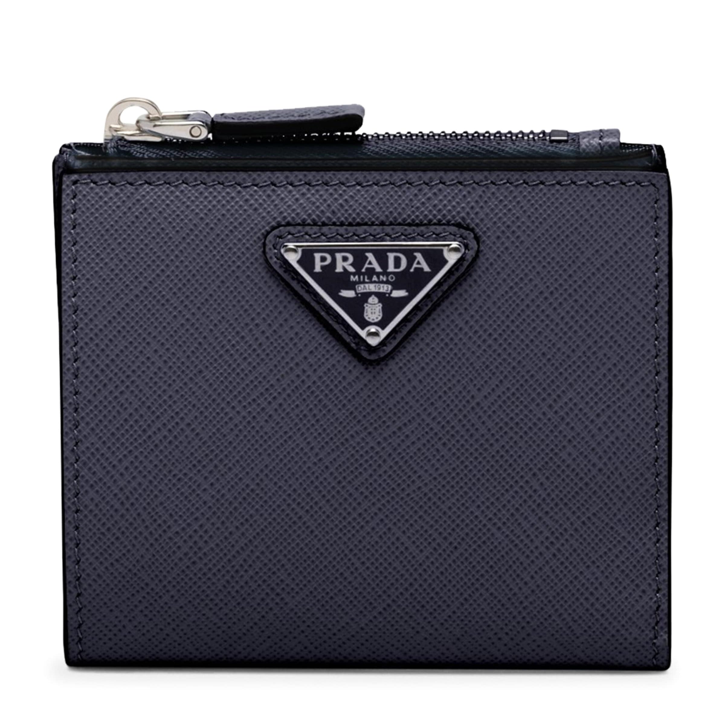Prada Small Leather Logo Wallet