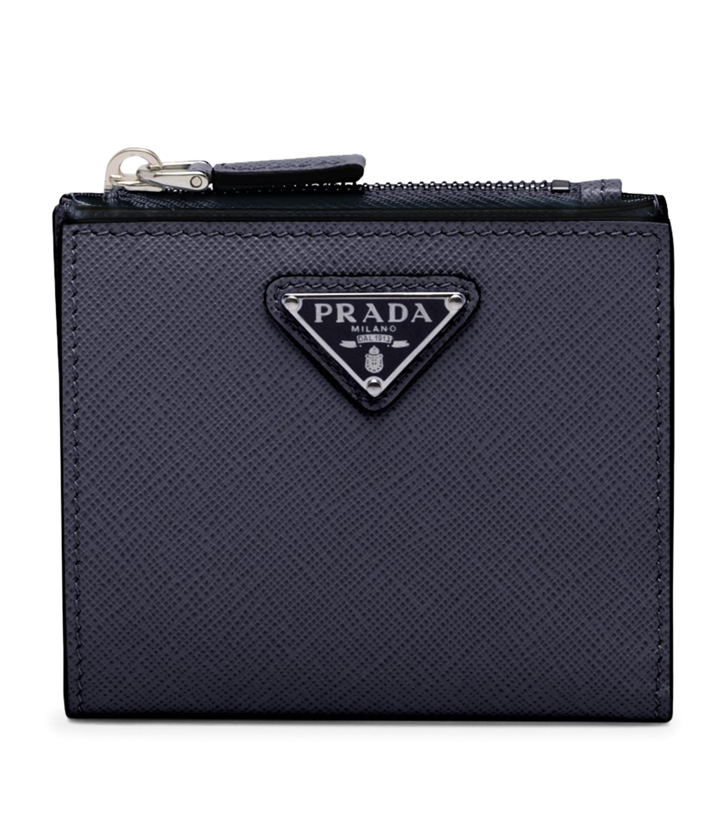 Prada Small Leather Logo Wallet