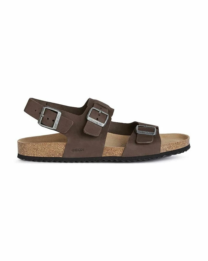 Geox U SANDAL GHITA A Süet Sandalet