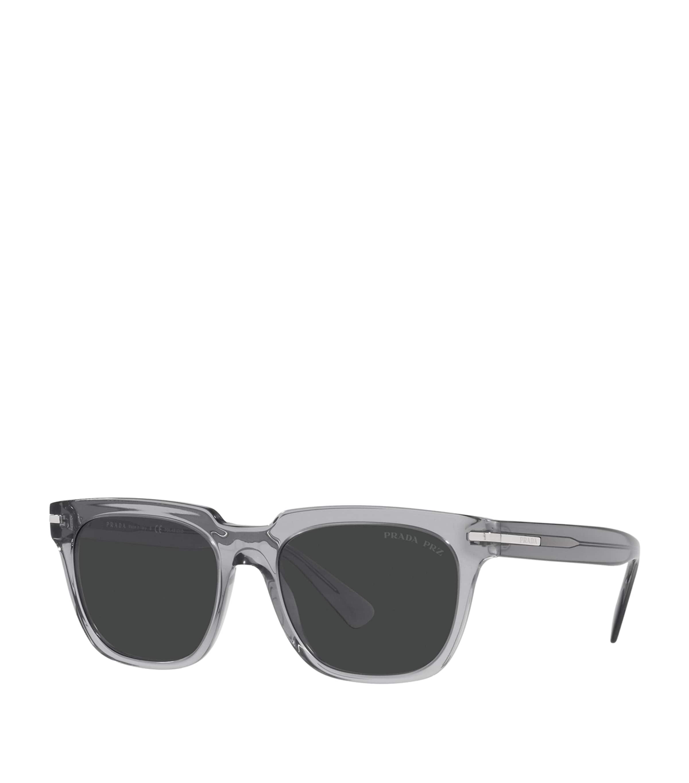 Clear Acetate Wayfarer Sunglasses