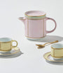 Set of 2 Colonna Diva Giallo Coffee Cups and Saucers