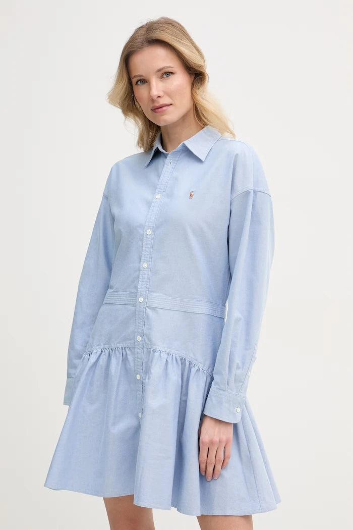 Polo Ralph Lauren рокля тип риза от памук