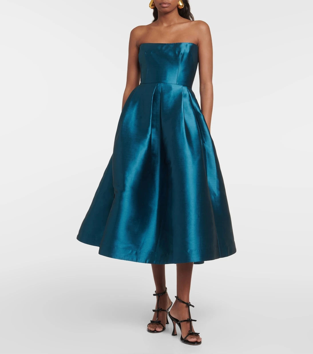 Alex Perry - Strapless faille midi dress