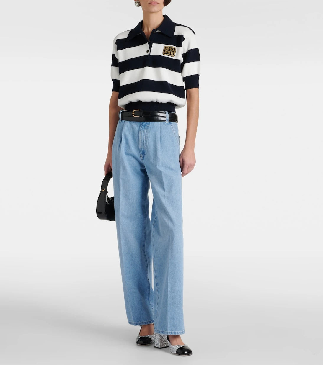 Miu Miu - Low-rise wide-leg jeans