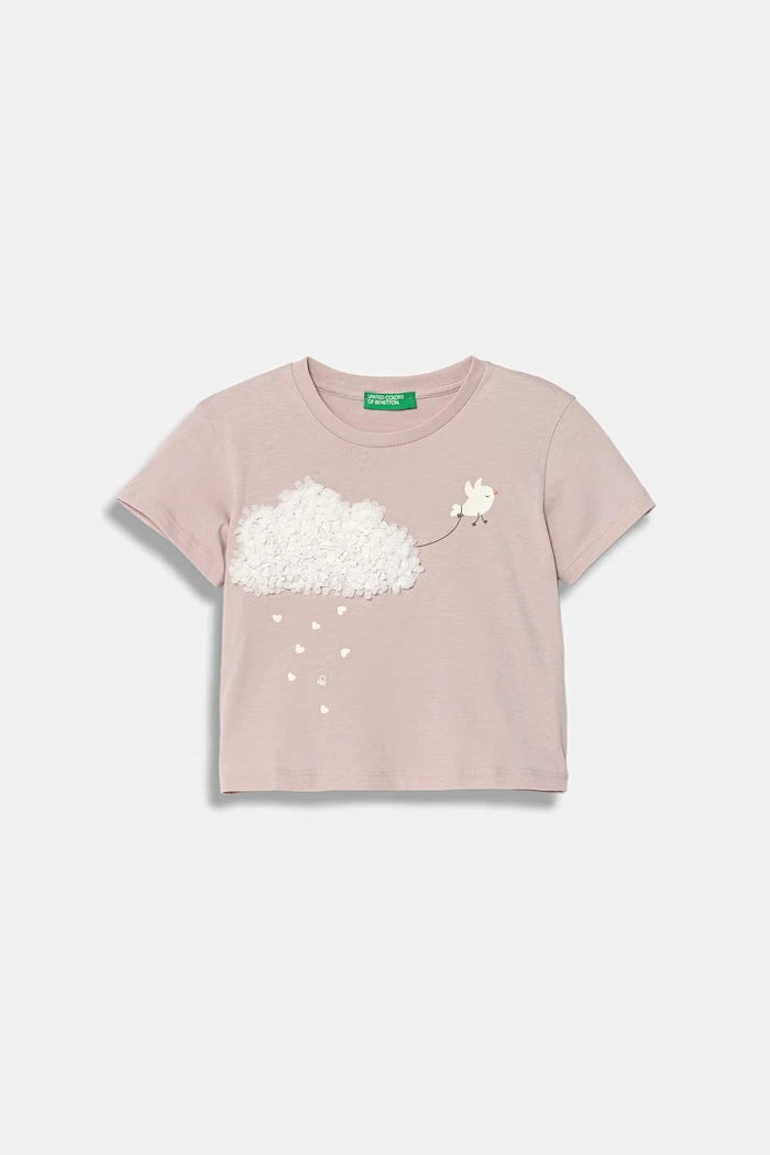 United Colors of Benetton çocuk pamuklu tişört