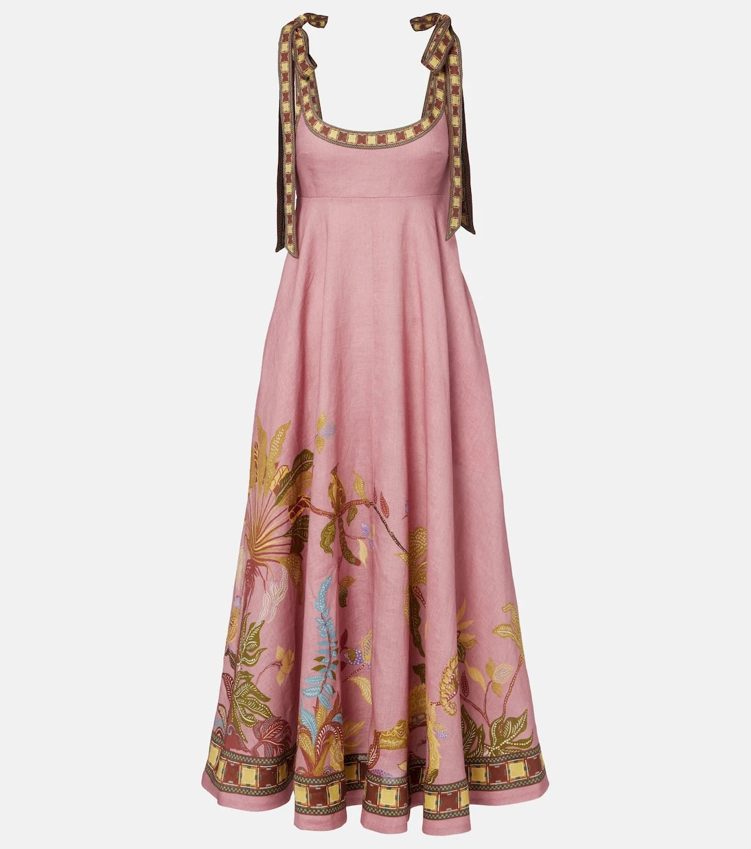 Alémais - Zuri Ballet printed linen maxi dress
