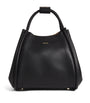 Black Small Leather Marine Top-Handle Bag
