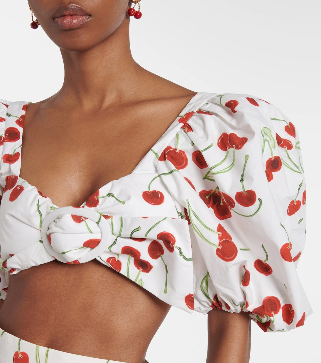 Adriana Degreas - Printed cotton bandeau top
